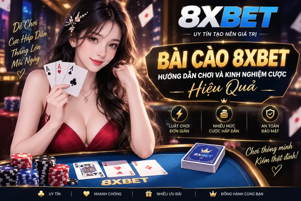Bài Cào 8XBET: Hướng Dẫn Chơi Và Kinh Nghiệm Cược Hiệu Quả